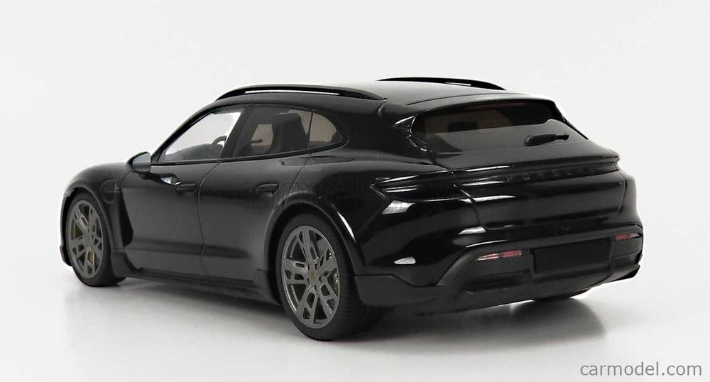 Porsche Taycan + 1/18 + Black + MINICHAMPS + Impecável
