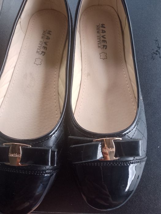 Baleriny czarne 38