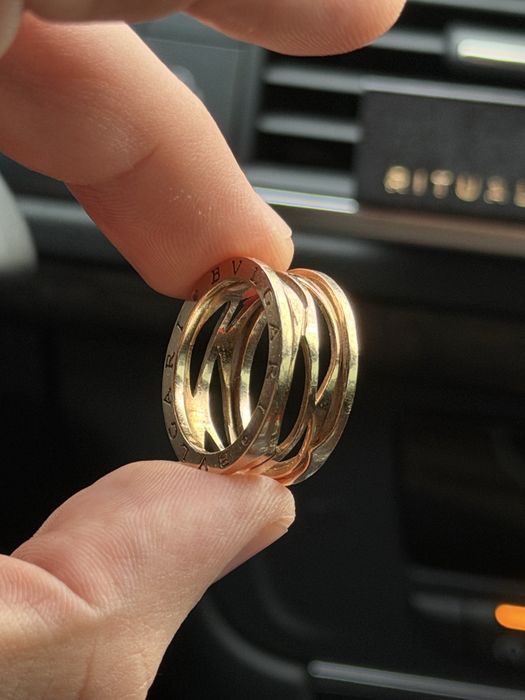 Кольцо кільце каблучка bvlgari золото