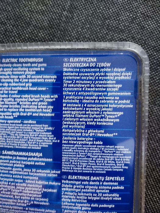Elektryczna szczoteczka do zębów nevadent