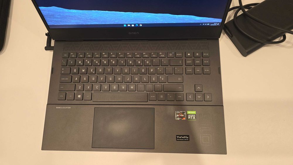 HP Omen 16 R7 5800H RTX 3070 c/acessórios
