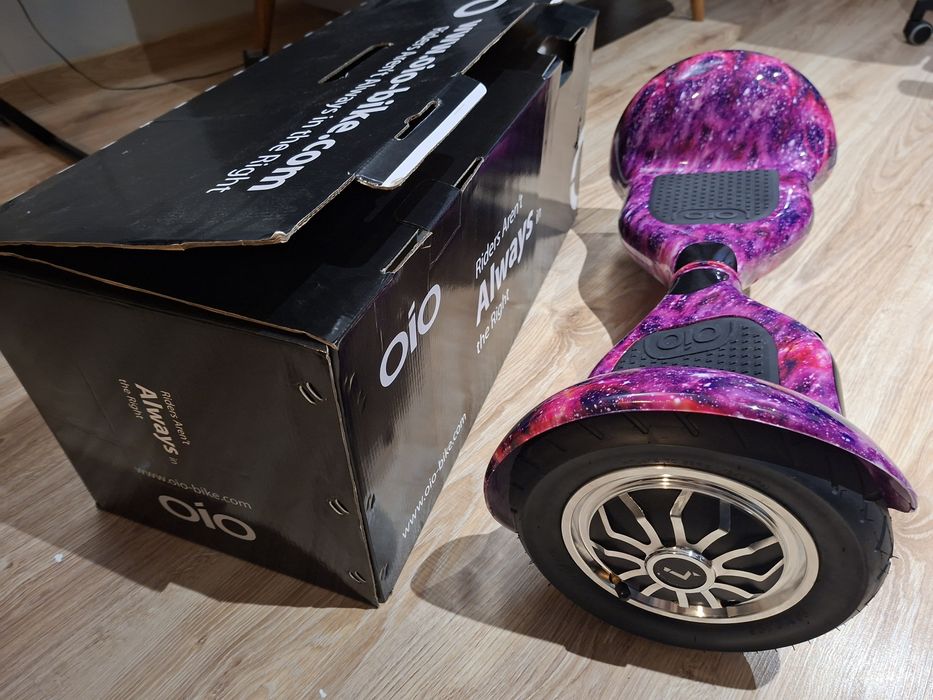 Deskorolka elektryczna OIO Allroad 10’ Cosmos Shine (LED; Bluetooth; Torba; ładowarka; Automatyczne balansowanie)
