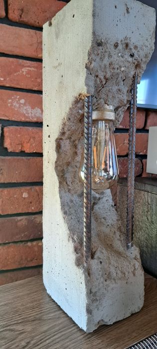 Lampka  betonowa loft