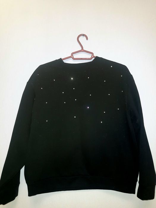 Світшот на флісі чорний