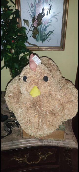 Galinha de palha decoração