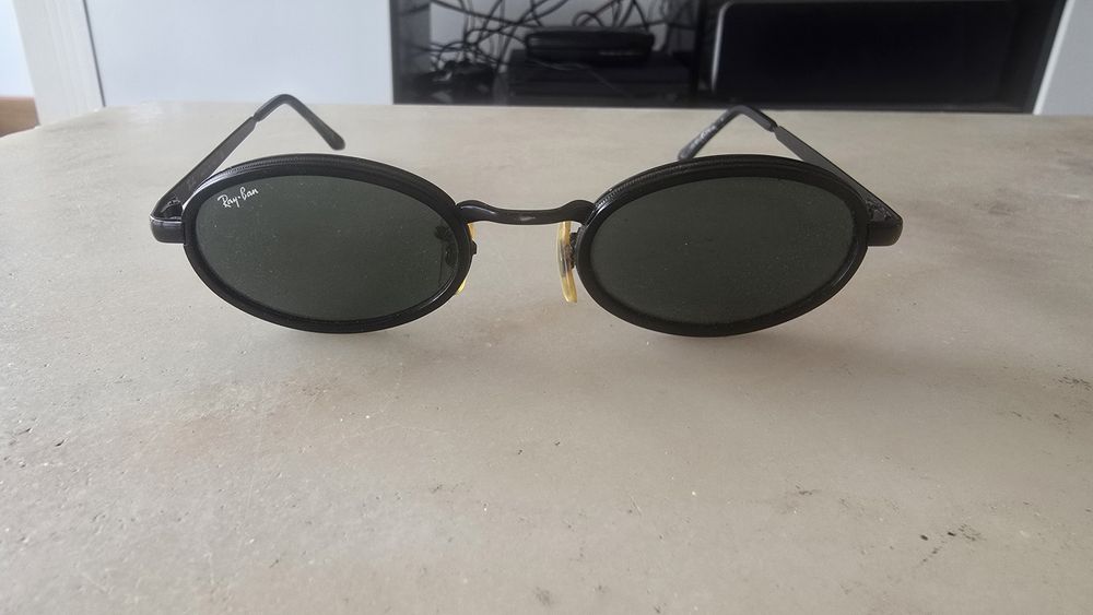 Óculos Ray-Ban Vintage Crossroad Oval (RB3123 W3138) – Raros Anos 90 / Y2K