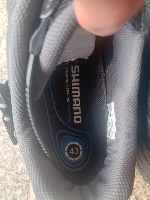 Sapatos Shimano RP3 estrada tamanho 43 como novos + caixa