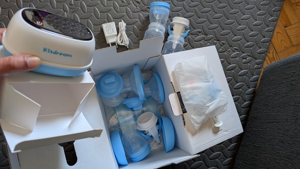 [Novo] Extrator/ Bomba Tira Leite Elétrica Dupla - Amamentação