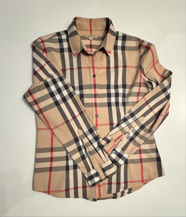 Bluzka koszulowa damska Burberry