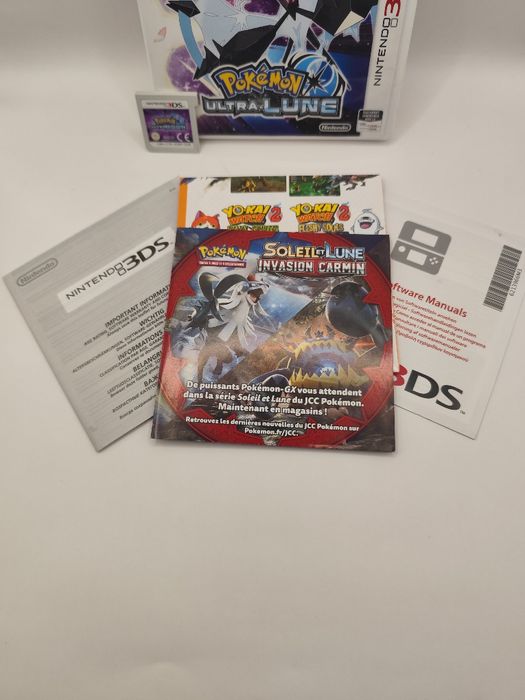 Pokémon Ultra Moon CIB (Caixa FR) - Nintendo 3DS | Excelente Estado