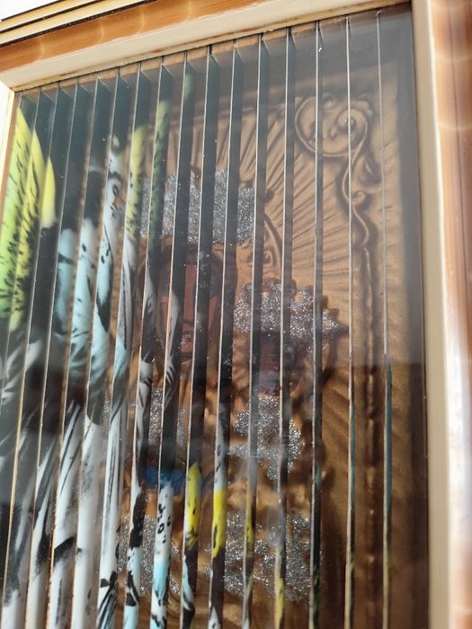 Obrazek Matki Boskiej Częstochowskiej 3D z lat PRL-u  religijny obraz