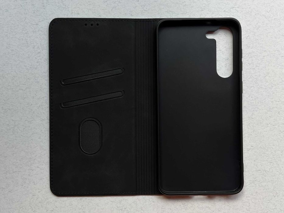 Samsung Galaxy S23 Plus чохол книжка штучна шкіра слоти чехол
