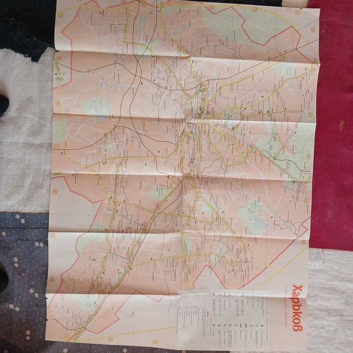 Карта города Харьков.