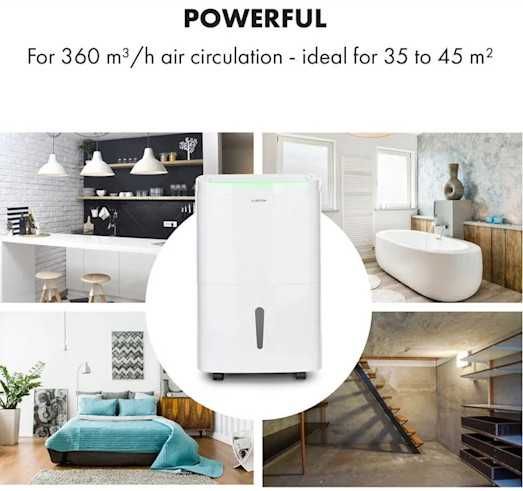 Осушувач компресійний Klarstein DryFy Connect 40 л/день WiFi 35-45м²
