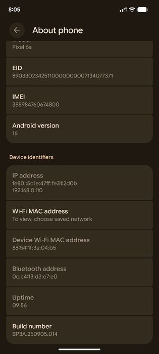 Google Pixel 6a 6/128Gb Android16 (verizon locked)