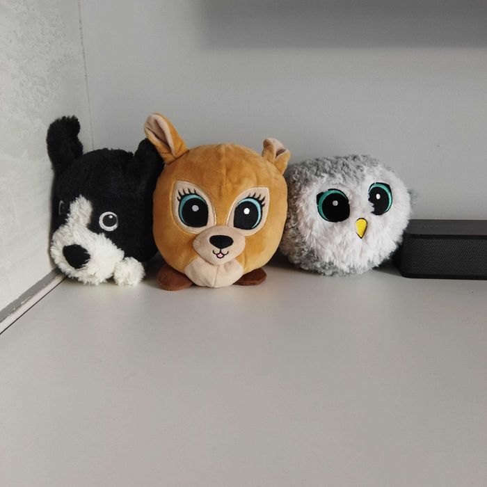 Maskotki Gang Mocniaków z Biedronki 3 szt.