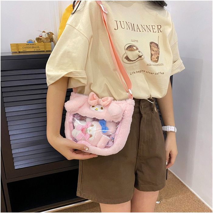 Плюшева дитяча сумка Sanrio My Melody з брелоком