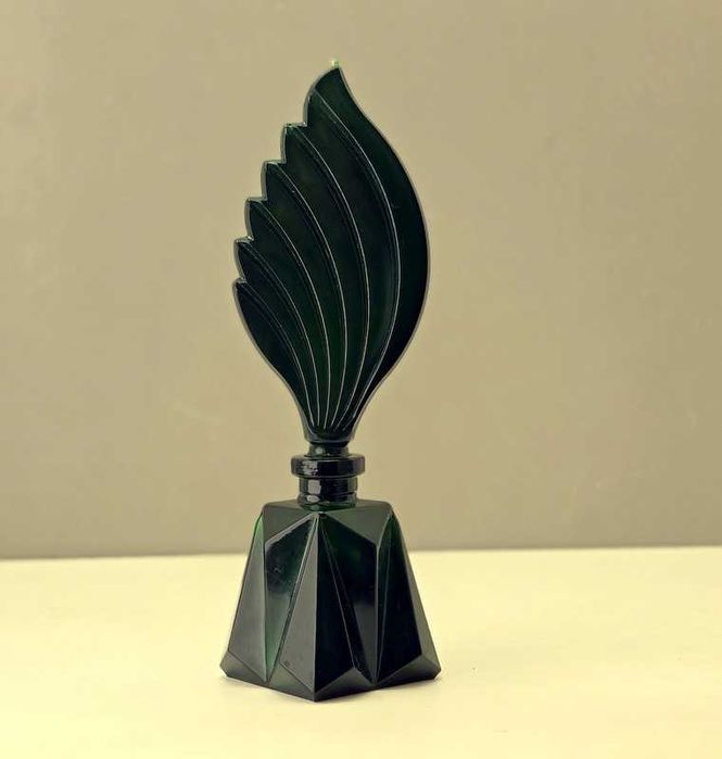 Perfumetka szkło malachitowe Curt Schlevogt