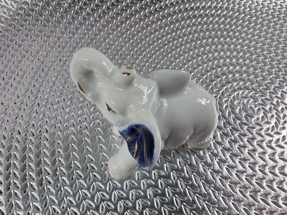 Figurki figurka słonik słoniki ceramiczne na szczęście prezent słoń