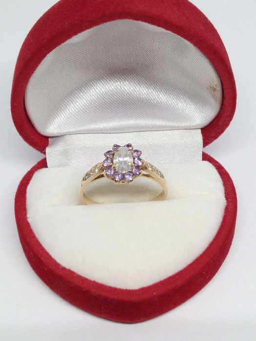 Lombardowski. Złoty pierścionek pr.585 2,48g rozm. 16 DB stan