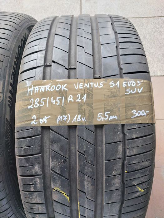 opony 285/45/21 hankook ventus s1 evo 3 suv