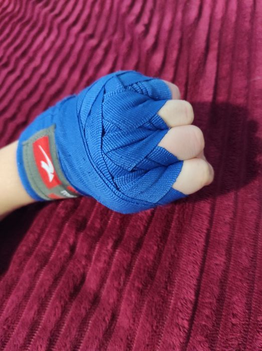 Бинти maraton 3 метра синього кольору