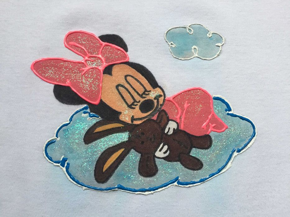 Fralda tapa-ovo pintada à mão