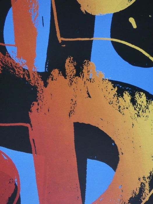 Litografia Andy Warhol $ (Dollar Sign)