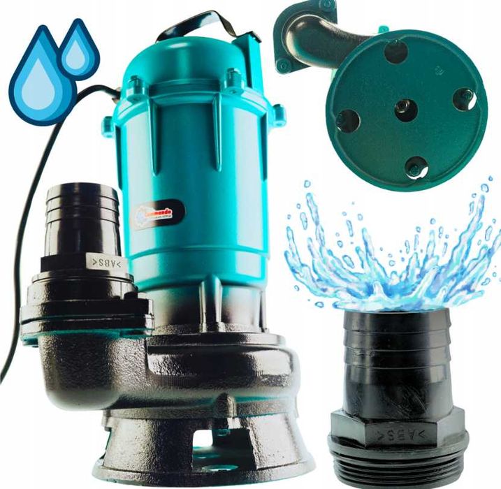 POMPA wody Czystej SZAMBA BRUDNEJ Rozdrabniaczem MŁYNKIEM 3850W