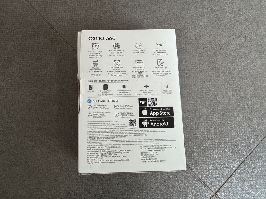 Nowa Kamera DJI Osmo 360 Standard Combo 8K GW24m