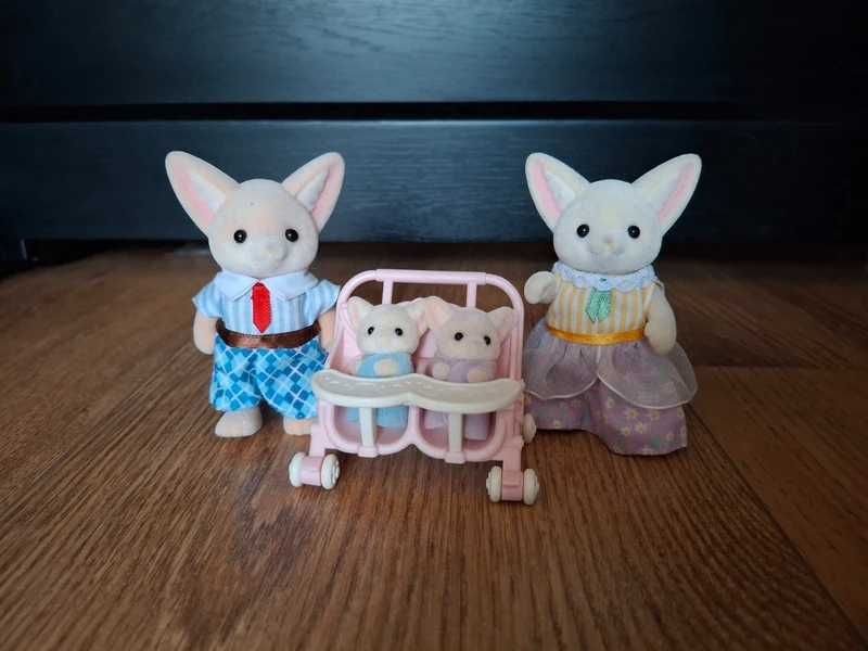 Sylvanian Families Rodzina Lisków Pustynnych Fennek Fox