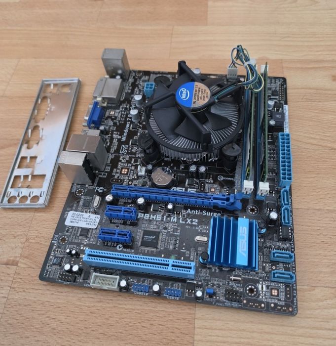 Intel i7-2600 3.8ghz/16gb озу/Материнка  комплект 4ядра 8потоків для ПК