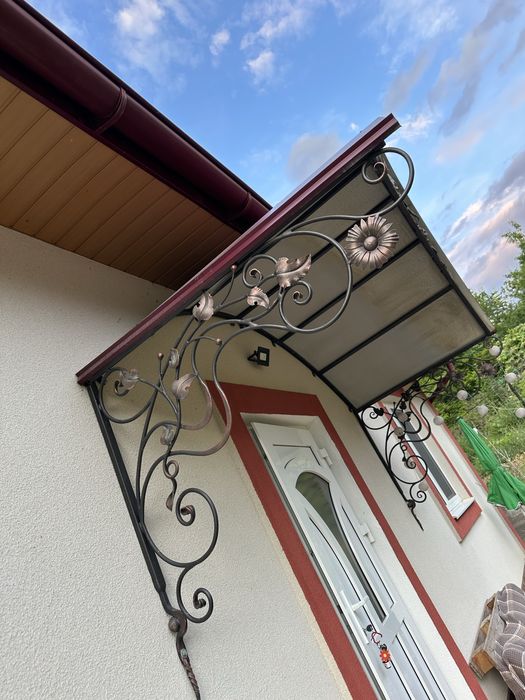 Козирьок навіс кований