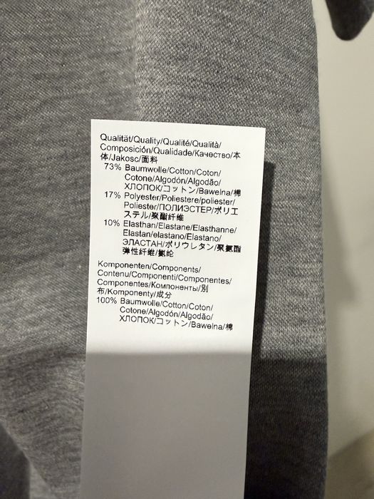 Серое поло Boss new