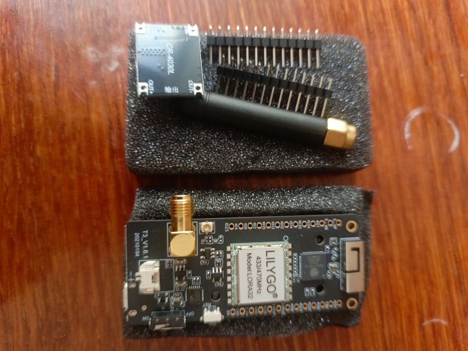 Плата розробки LILYGO ESP-32, LORA32, 430/470 МГц SX1276 (V2.1-1.6) з OLED-дисплеєм