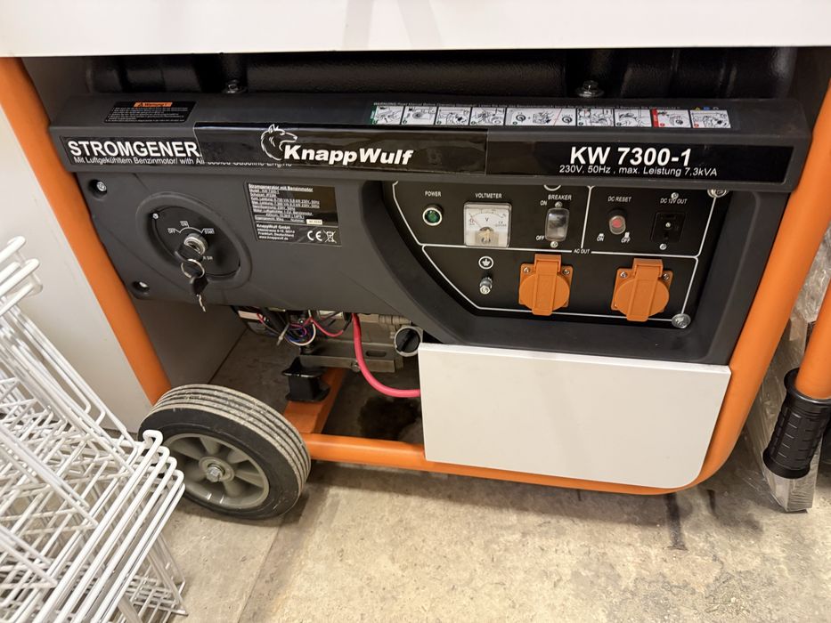 Генератор Knapwulf KW-7300 6.3квт одна фаза однофазний