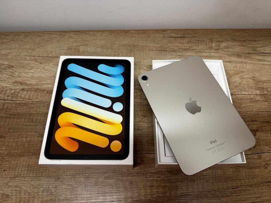 iPad mini 6 256gb Starlight Jak Nowy Bateria 100