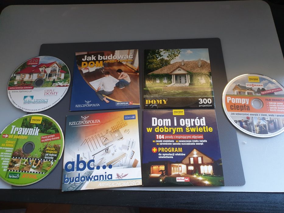 Płyty Cd projekty domów ogrody itp. Murator