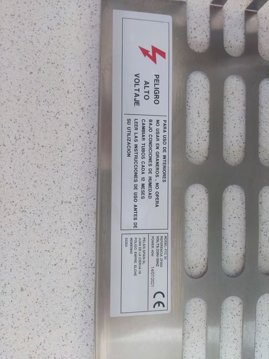 Eletro caçadores de Insetos em inox