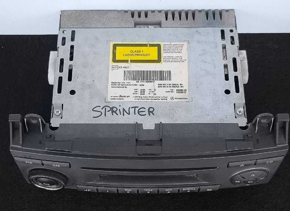 Rádio / Auto Rádio A9068201486 - MERCEDES-BENZ SPRINTER 3-t Caixa