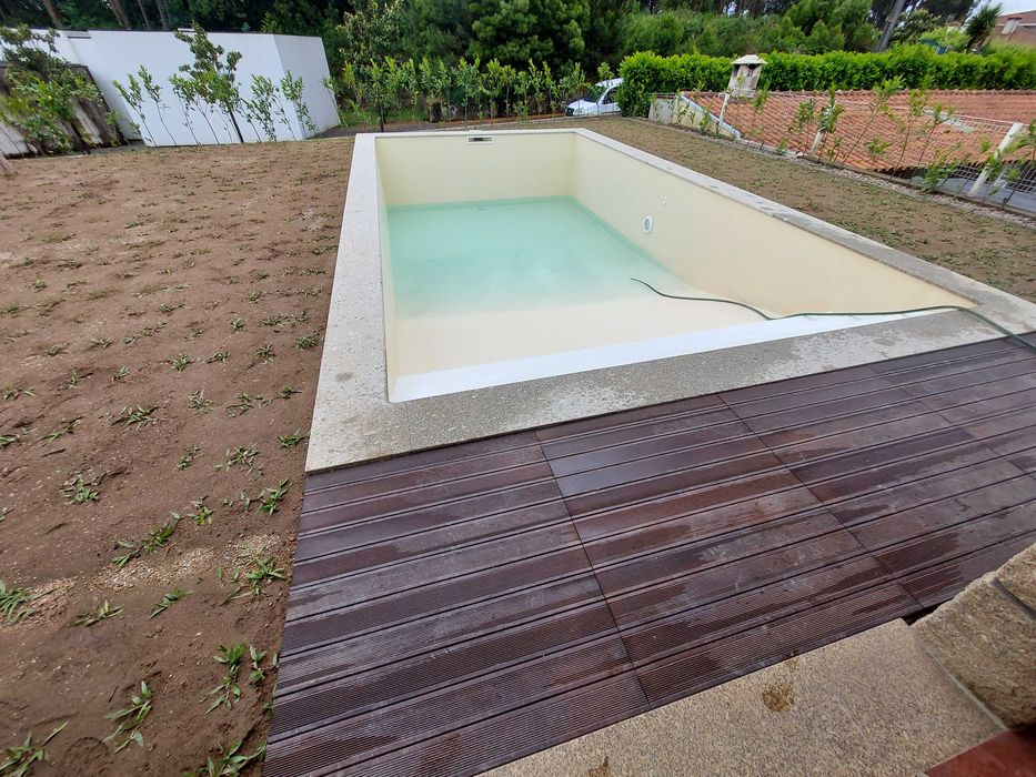 colocação de tela armada e Liner de alta resistência para piscinas