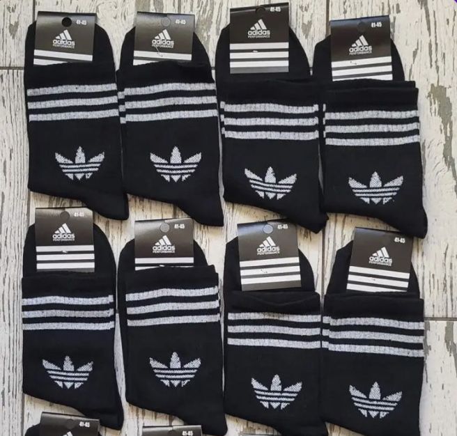 Носки Adidas / Спортивні Шкарпетки Адидас / 12-пар