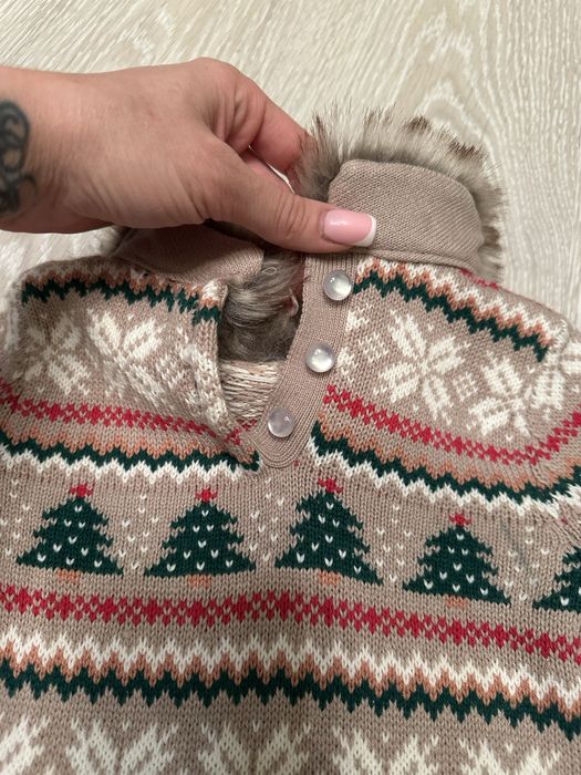 ‼️ сукня святкова новорічна 92 1 2 р для фотосесії плаття тепле вязане