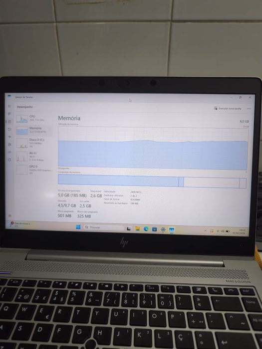 Notebook HP EliteBook 840 G6 
I5-8365U
8GB RAM
256GB SSD NVM