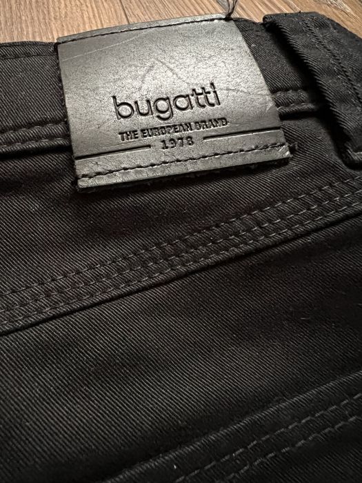 Bugatti spodnie męskie W34 L32 czarny kolor