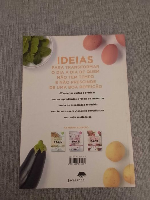 Livro de Receitas Super Fácil Vegan COMO NOVO