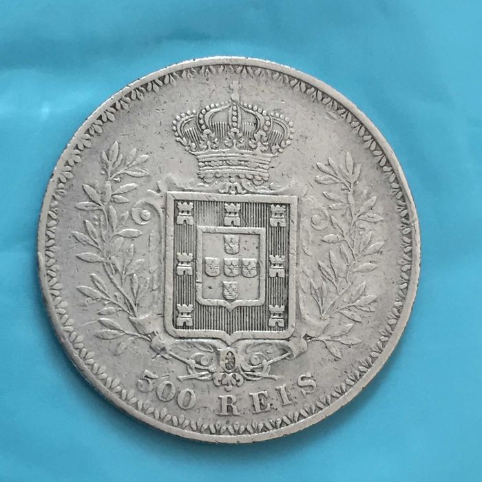 500 Réis 1899 D. Carlos I - prata