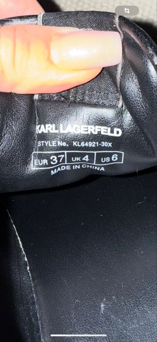 Шкіряні кросівки Karl Lagerfeld VELOCITA MAX