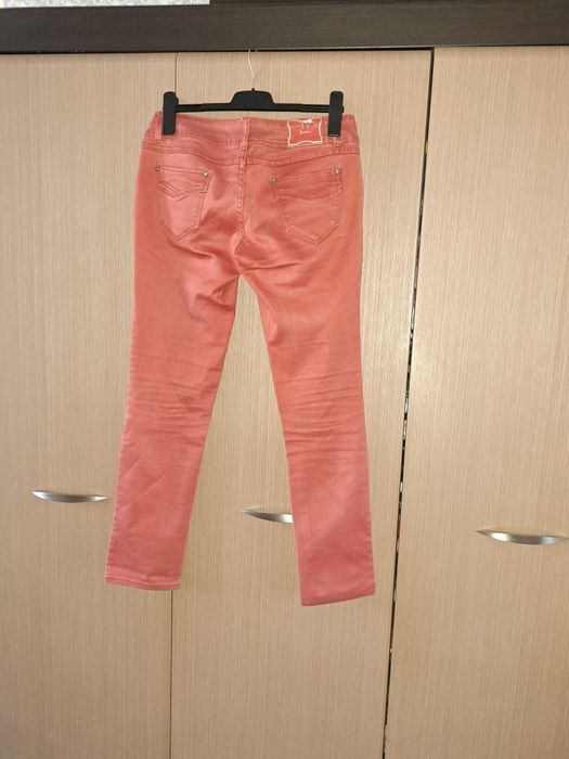 Spodnie  jeansy ceglaste