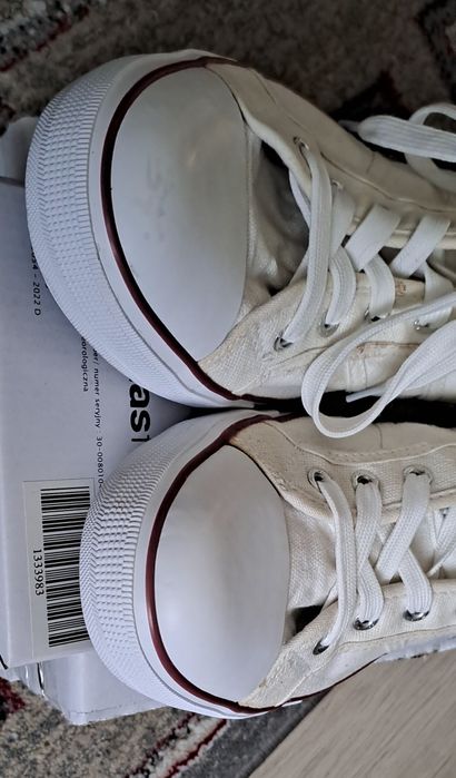 Trampki unicex wiązane kremowe r 43 Fila